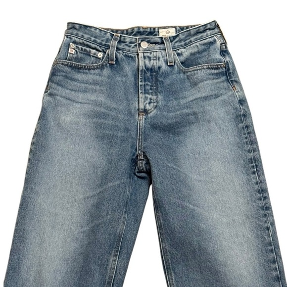 AG Knoxx High Rise Baggy Boyfriend Jeans Size 25 Denim Relaxed Casual Button Fly - Picture 8 of 12